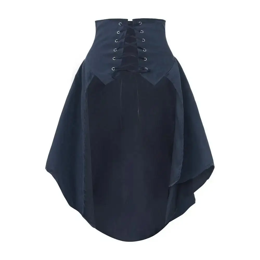 女性用パンクテールコート ルネサンス海賊コスチューム ラップ - Pleated Skirt Women のレビューと価格
