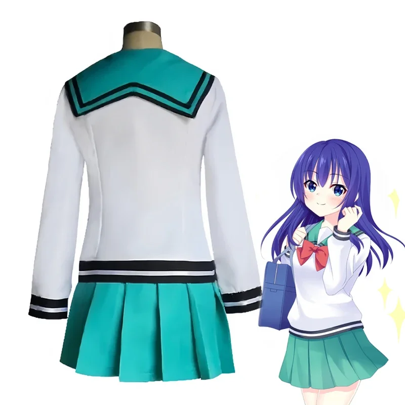 アニメ風日本のセーラー服コスプレ衣装セット長袖トップスプリー - Pleated Skirt Women のレビューと価格