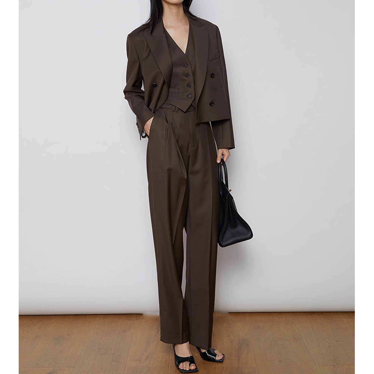アリンジェントル レディーススーツパンツスーツ 3ピース ダ - Women'S Fashion Blazer のレビューと価格