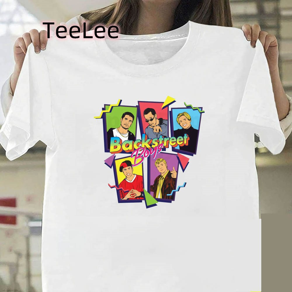 ヴィンテージの女性用Tシャツ,印刷されたバックストリートTシ - Women'S Fashion From The 90S のレビューと価格