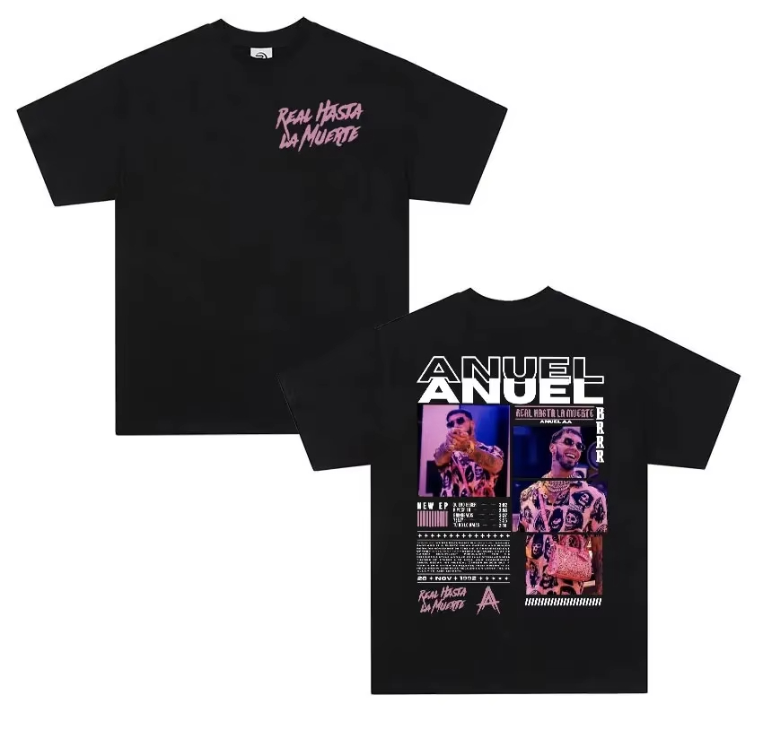 ラッパー ANUEL AA リアルハスタラムエルテツアー T - Women'S Real Y2K Fashion のレビューと価格
