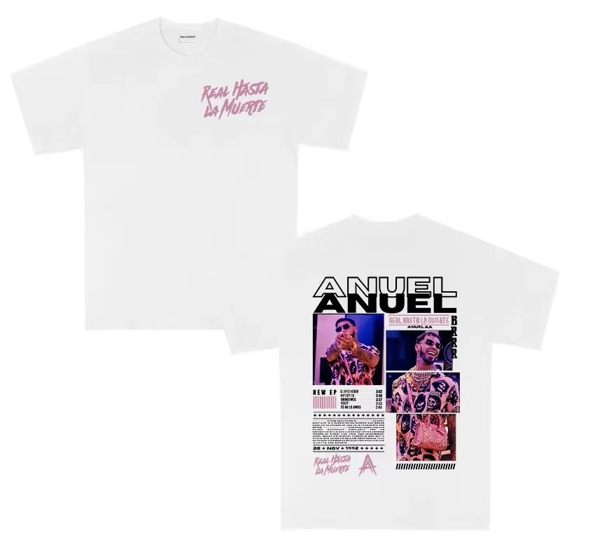 ラッパー ANUEL AA リアルハスタラムエルテツアー T - Women'S Real Y2K Fashion のレビューと価格