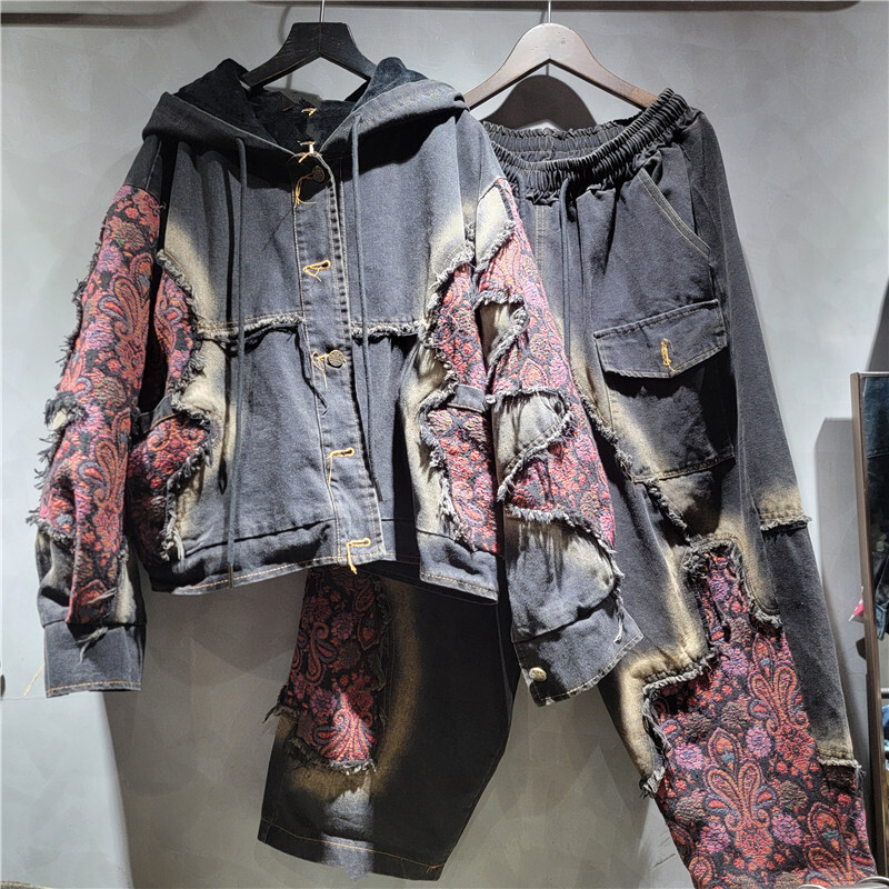 WTHT ファッション レディース ウォッシュ パッチワーク - Women'S Fashion Denim Jacket のレビューと価格