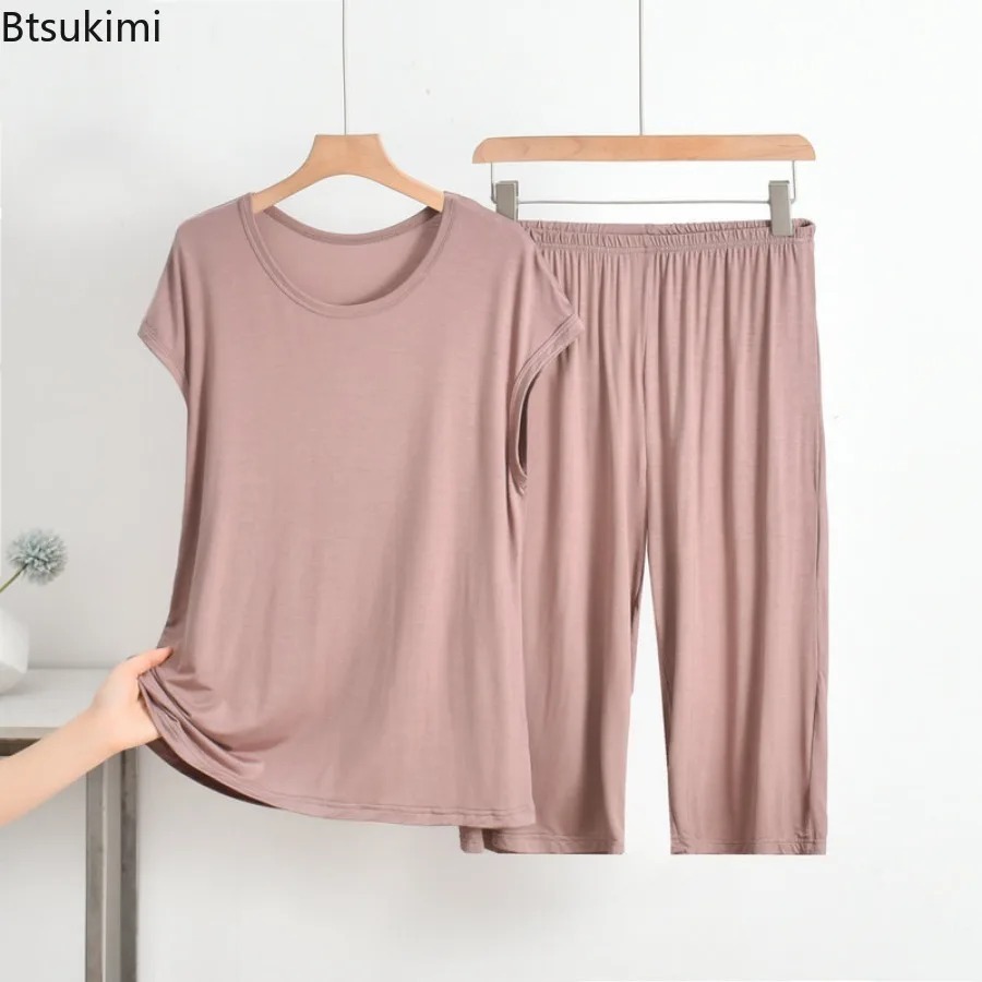 2026 女性の夏モーダル 2 ピースホームウェアセット O - Xxl Women Fashion のレビューと価格