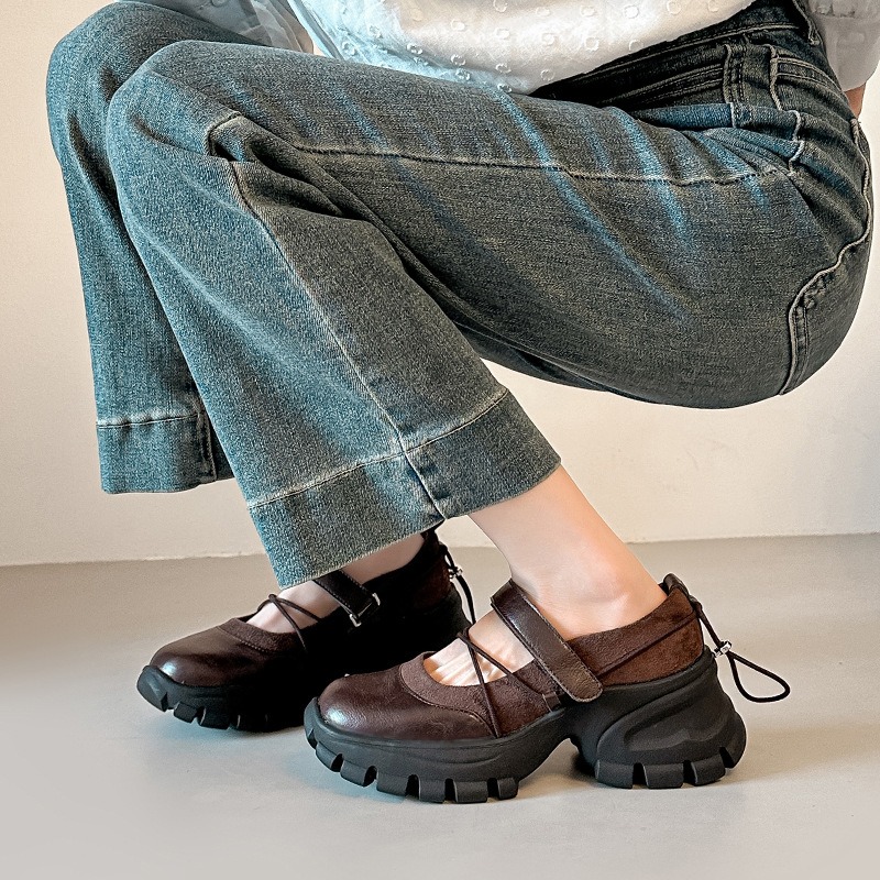 新しいレトロバレエメリージェーンシューズファッションソフトソ - Women'S Fashion Day のレビューと価格