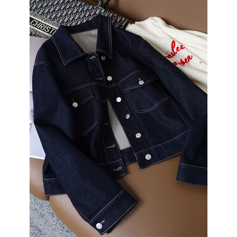 女性のファッションカジュアルルーズデニムジャケット韓国レディ - Women'S Fashion Denim Jacket のレビューと価格