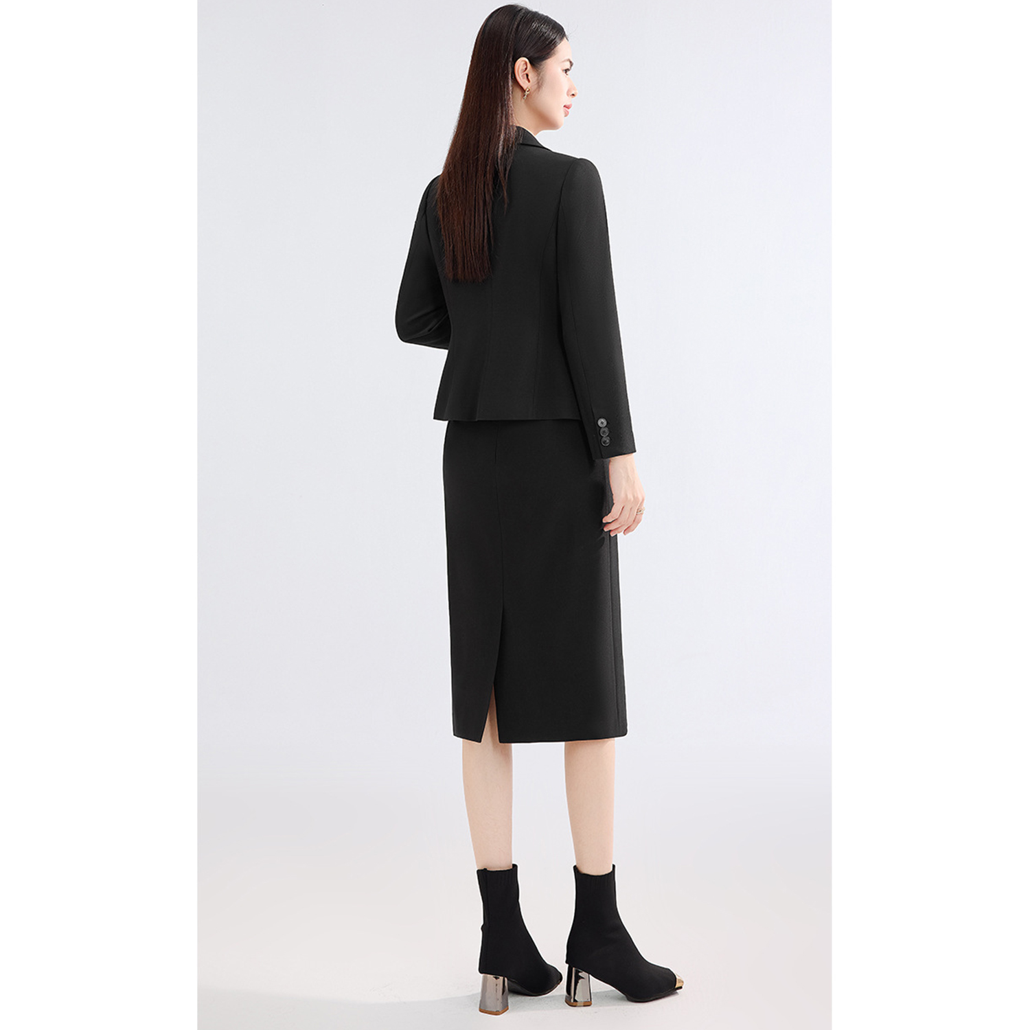オリンジェントブルー レディース スカートスーツ 2ピースス - Women'S Fashion Blazer のレビューと価格