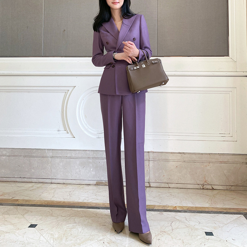 Allingentle パープル レディース スーツ パンツ - Women'S Fashion Blazer のレビューと価格