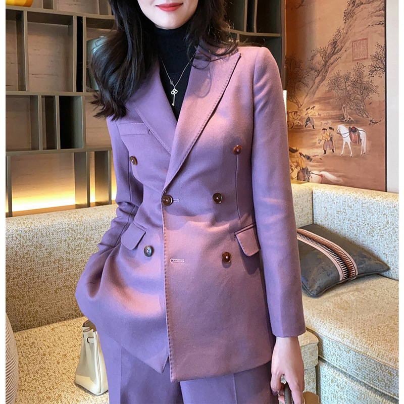 Allingentle パープル レディース スーツ パンツ - Women'S Fashion Blazer のレビューと価格