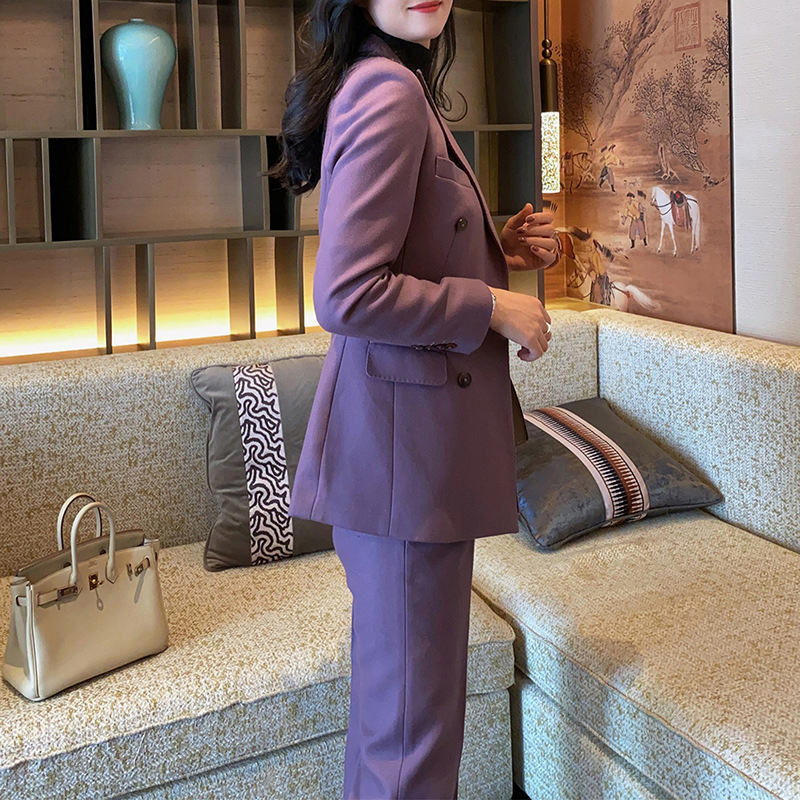 Allingentle パープル レディース スーツ パンツ - Women'S Fashion Blazer のレビューと価格