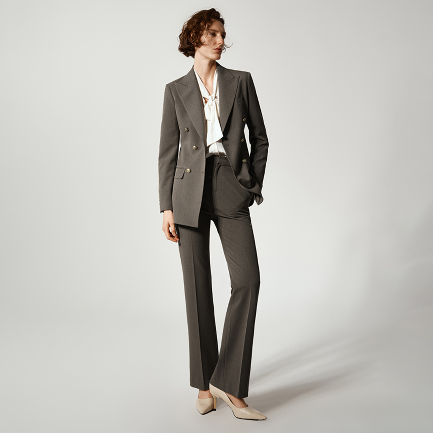 アリンジェントル レディース パンツスーツ 2ピースセット  - Women'S Fashion Blazer のレビューと価格