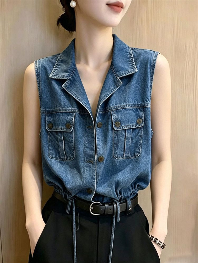 超素敵なデニムシャツトップス レディースシャツブラウス 20 - Women'S Fashion Denim Jacket のレビューと価格