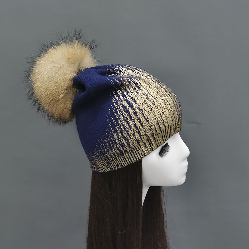 Janefur-本物のアライグマの毛皮が付いた女性用帽子,暖 - Women'S Real Y2K Fashion のレビューと価格