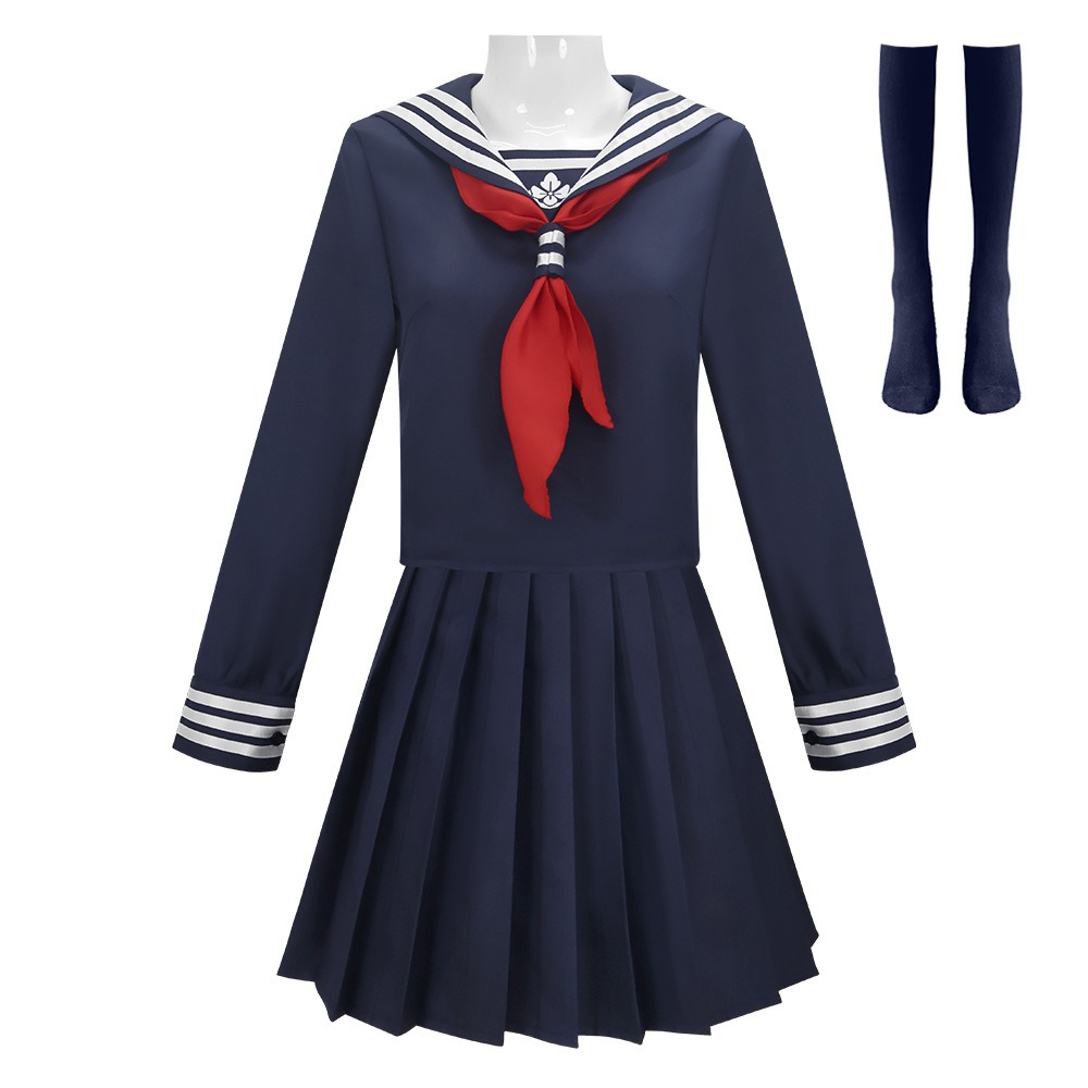 ゲーム「サイレントヒルF」清水ひなこコスプレ衣装 JKセーラ - Pleated Skirt Women のレビューと価格