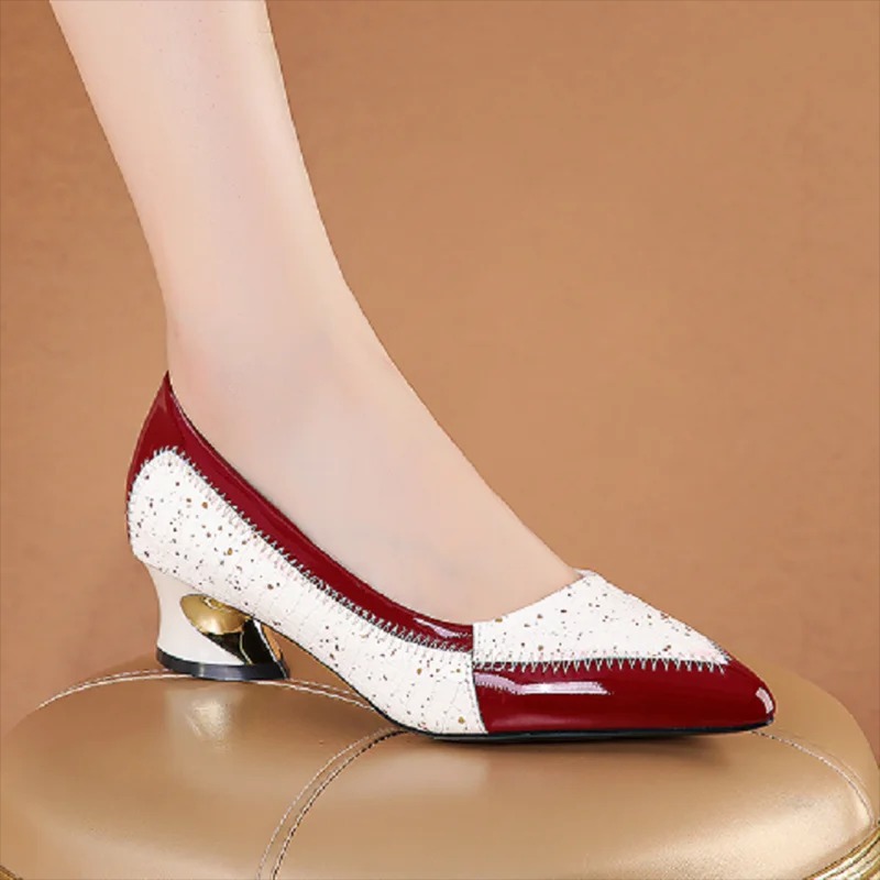 絶妙な女性の尖った先端ハイヒールファッションビジネスドレスシ - Women'S Fashion Business Casual のレビューと価格