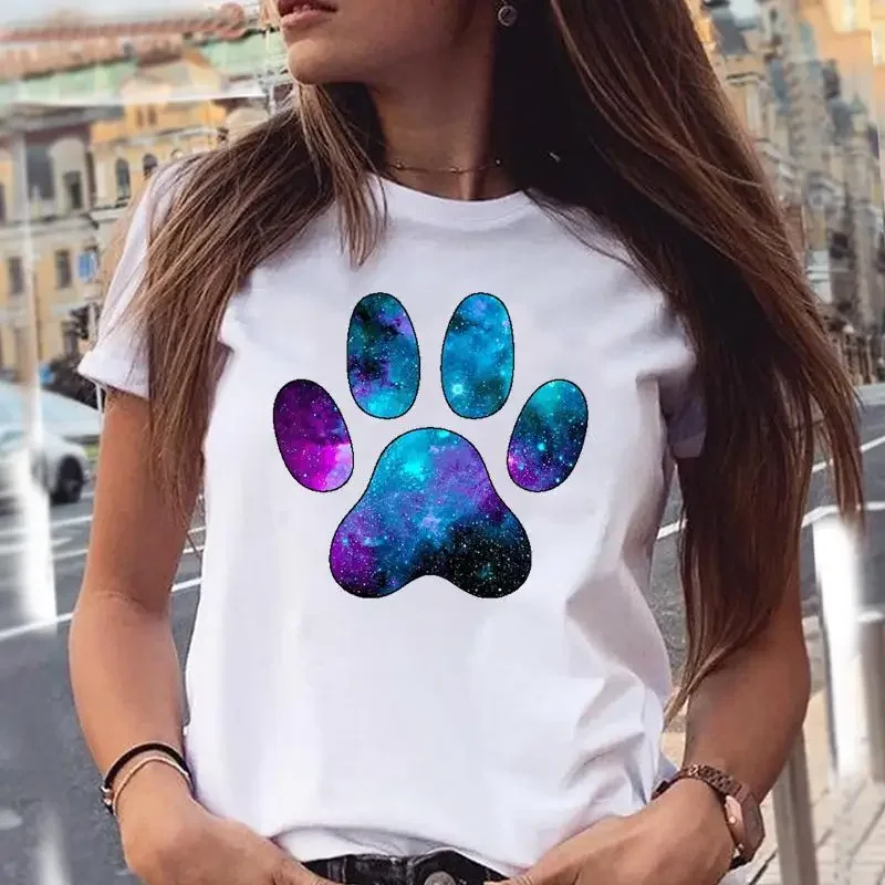 女性用プリントTシャツ,エレガントなトップス,女の子用Tシャ - Women'S Fashion From The 90S のレビューと価格