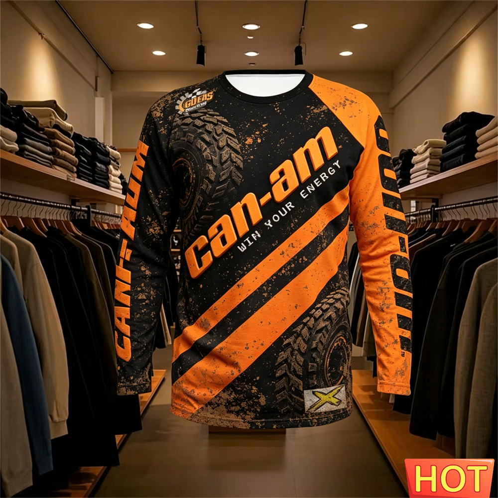 バイクレース用長袖ラウンドネックTシャツ、男女兼用、ファッシ - Women'S Fashion Day のレビューと価格